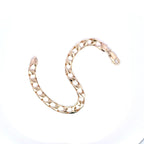 9ct Yellow Gold Square Curb Bracelet