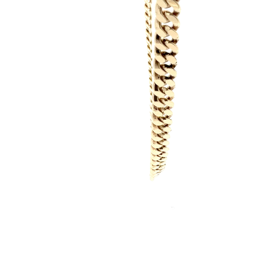 9ct Yellow Gold Filed Curb Chain, 4.5mm (18”)