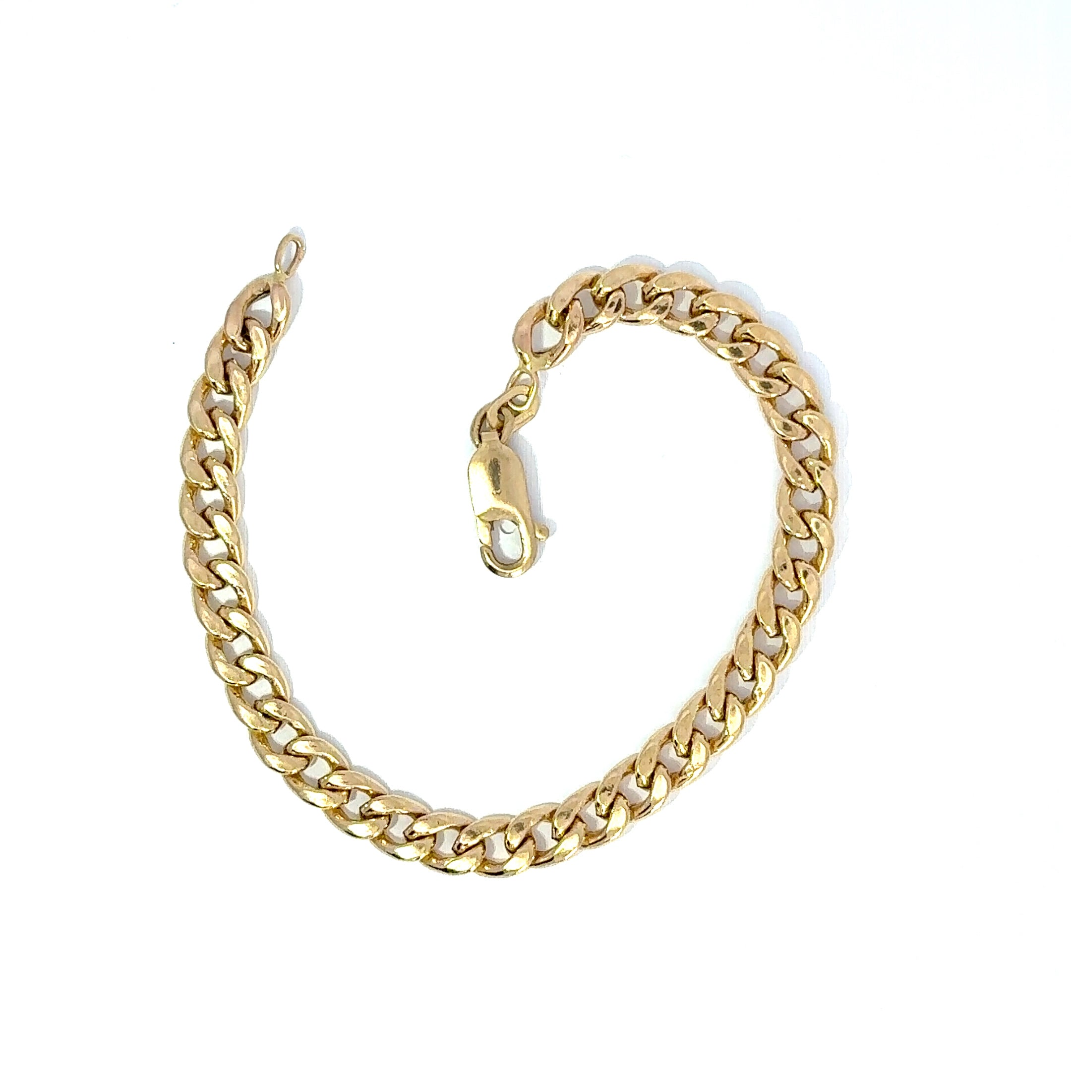 9ct Yellow Gold Curb Link Bracelet