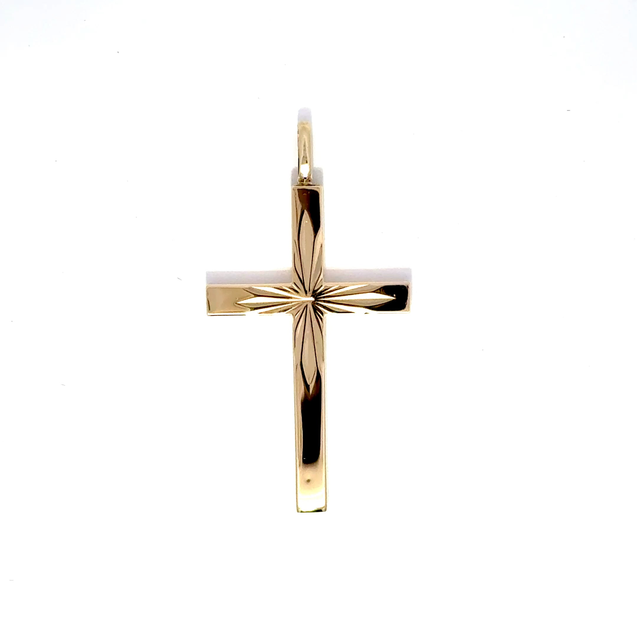 Vintage 9ct Yellow Gold Cross