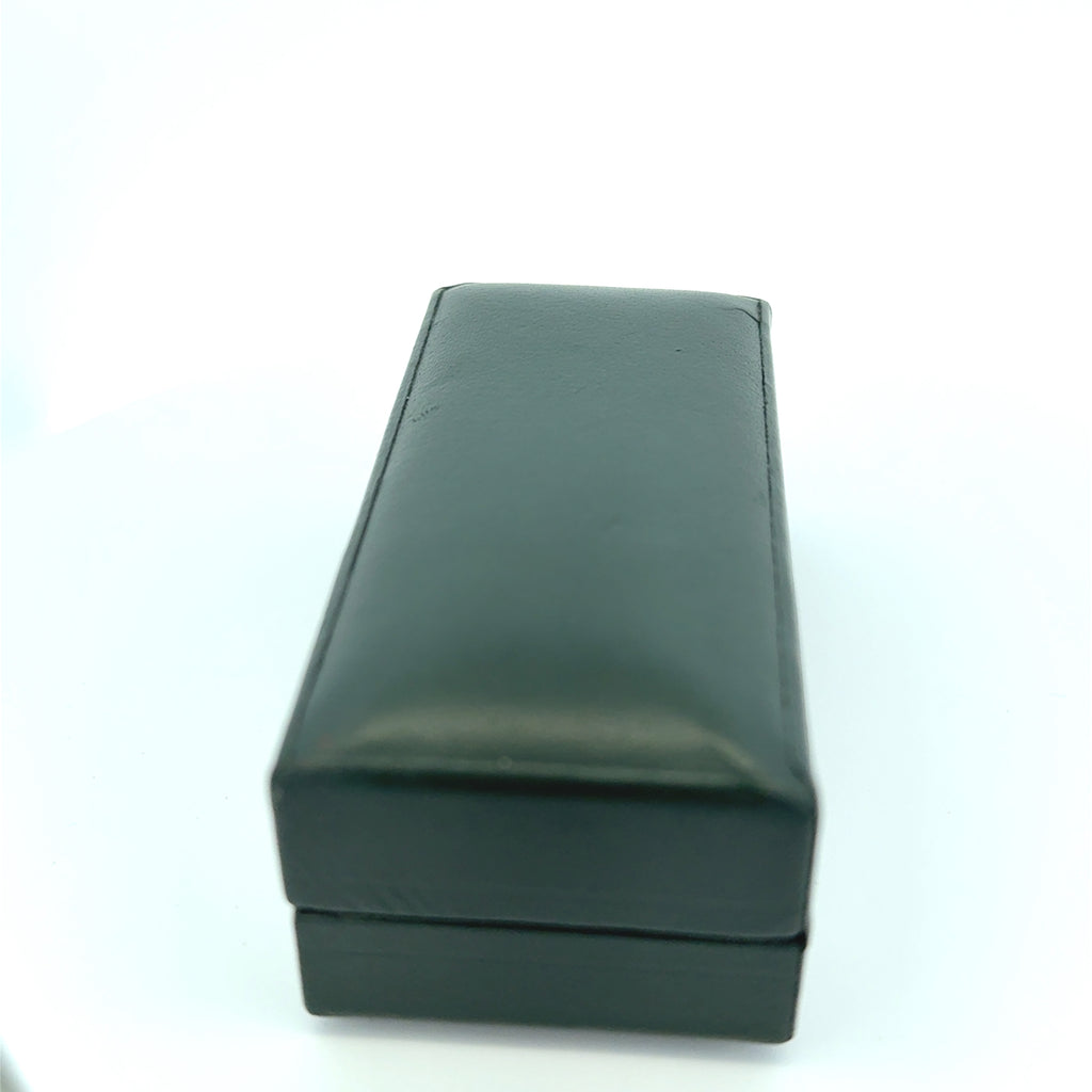 Antique Pair of 18ct Yellow Gold Ruby & Diamond Grain Set Oval Cufflinks (Pre-Loved)