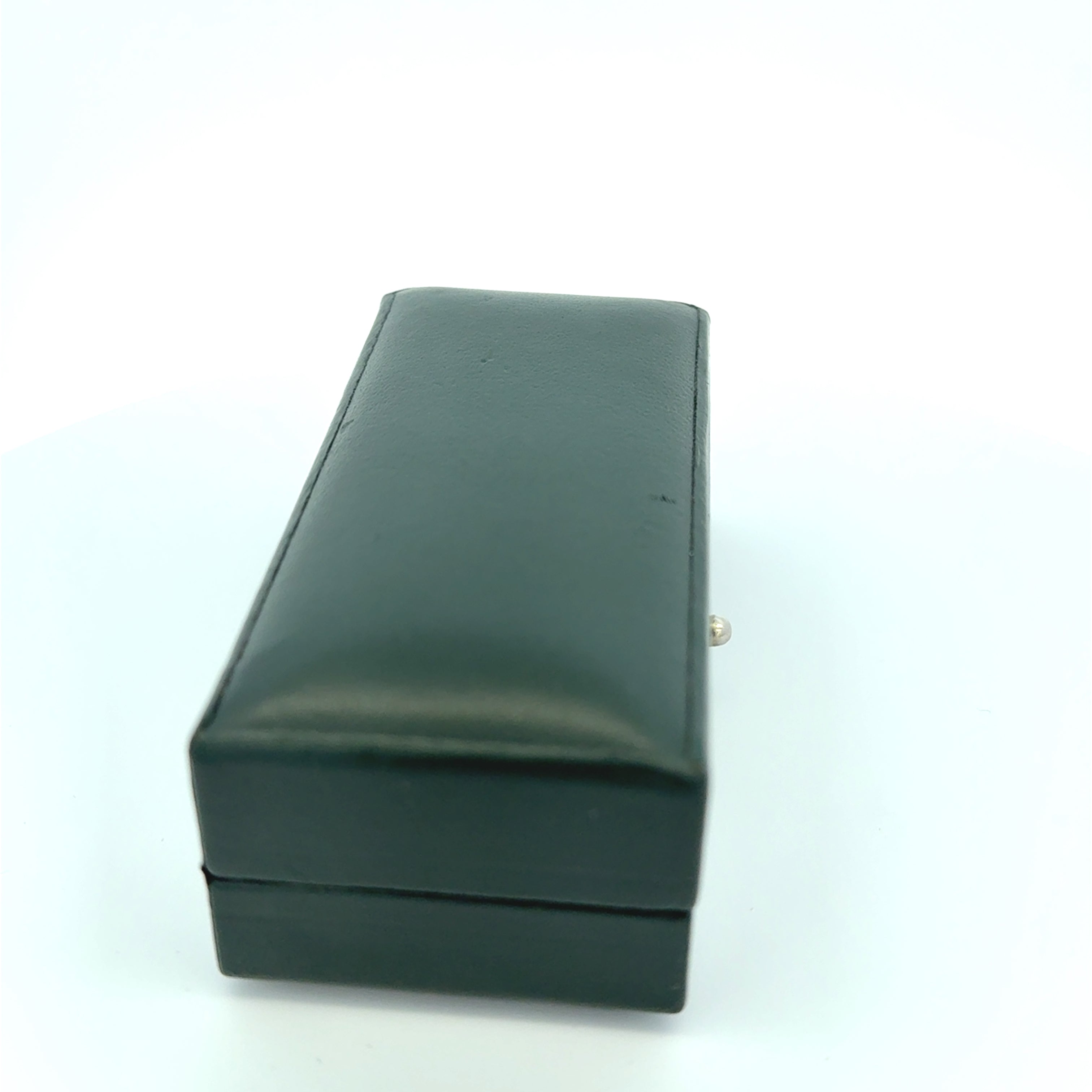 Antique Pair of 18ct Yellow Gold Ruby & Diamond Grain Set Oval Cufflinks (Pre-Loved)