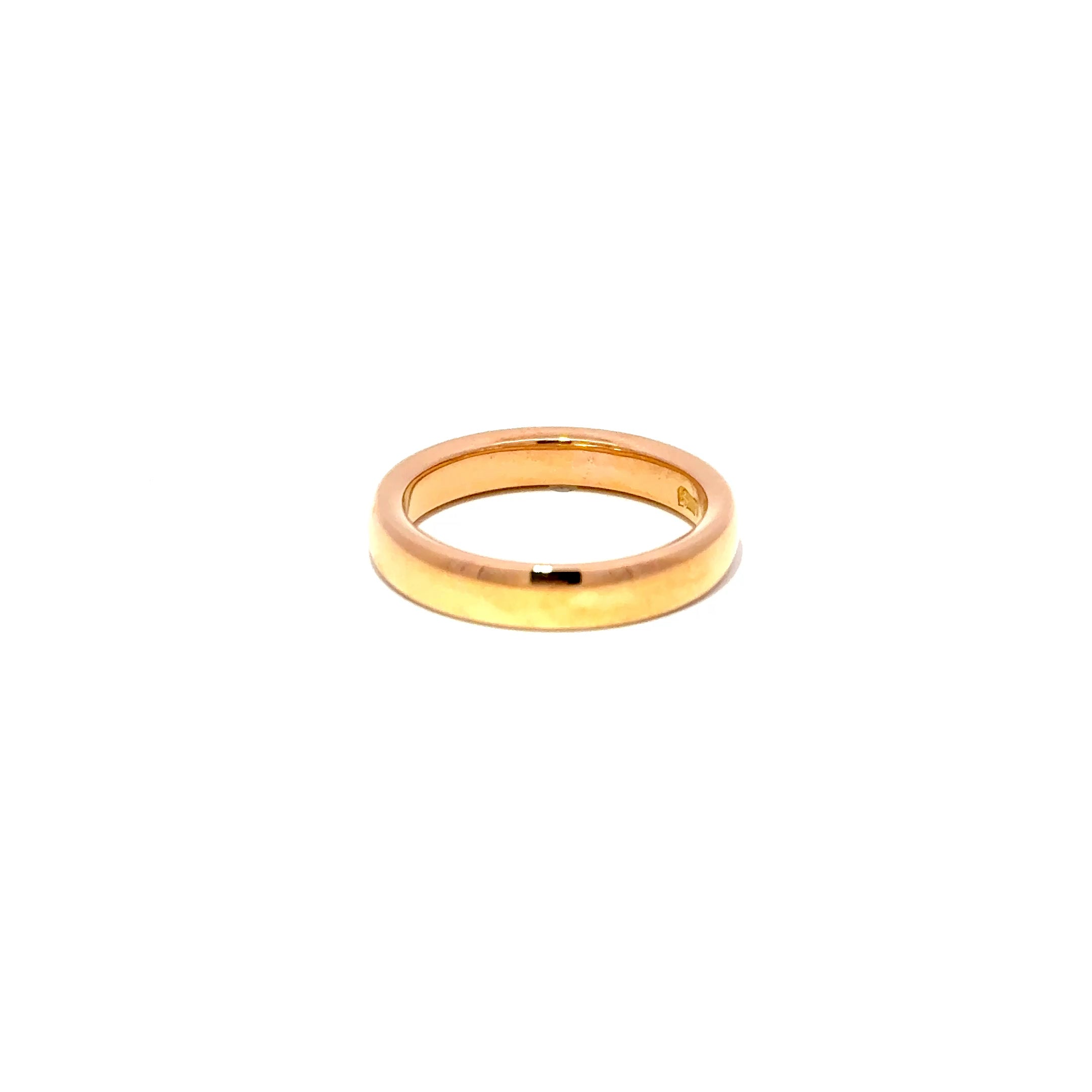 Antique 22ct Yellow Gold Victorian Wedding Band (c. 1870), 3mm