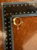 Vintage 9ct Gold Oval Black Onyx Signet Ring