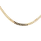 9ct Yellow Gold Filed Curb Chain, 4.5mm (18”)