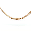 Cadena Vintage de Oro Amarillo de 9 quilates con Eslabones de Fantasía, 40,6 cm, (7mm)