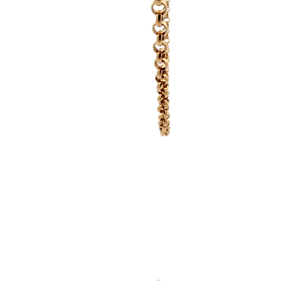 Vintage 9ct Yellow Gold Belcher Chain, 24", 4.2g, (3.4mm)