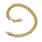 9ct Yellow Gold Curb Link Bracelet