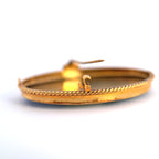 Antique 9ct Yellow Gold Sailing Yacht Brooch / Pendant