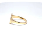 9ct Yellow Gold Signet Ring (1808)