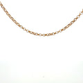 Vintage 9 Karat Gelbgold Belcherkette, 61 cm, 4,2g, (3,4mm)
