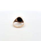 Vintage 9ct Yellow Gold Vintage Bloodstone Signet Ring Hallmarked 1966