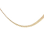 9ct Yellow Gold Filed Curb Chain, 4.5mm (18”)