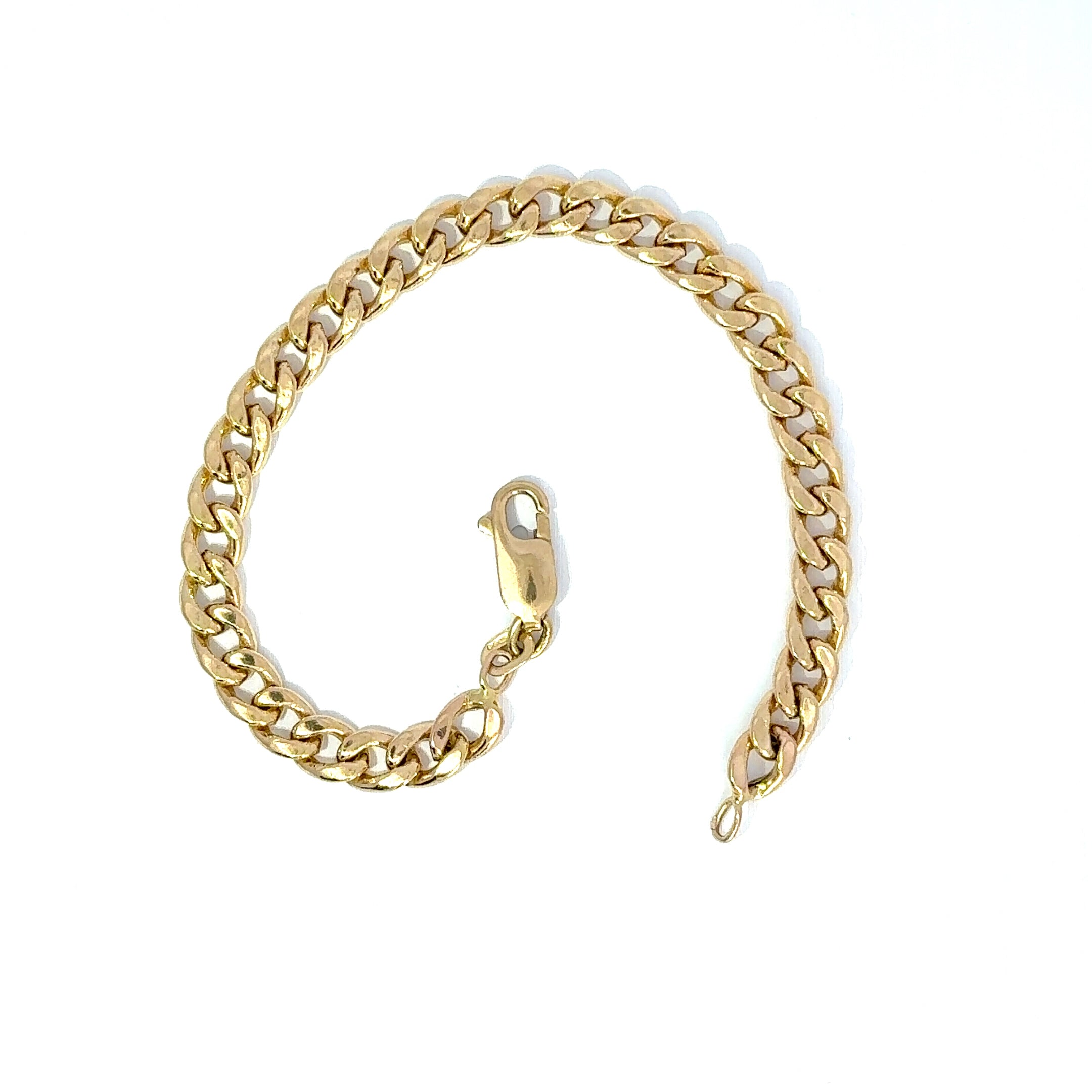 9ct Yellow Gold Curb Link Bracelet