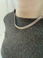 Vintage 9ct Yellow Gold Fancy Link Chain, 16", (7mm)