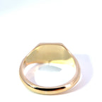 Vintage 9ct Yellow Gold Geometric Signet Ring