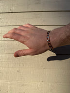 9ct Yellow Gold Square Curb Bracelet