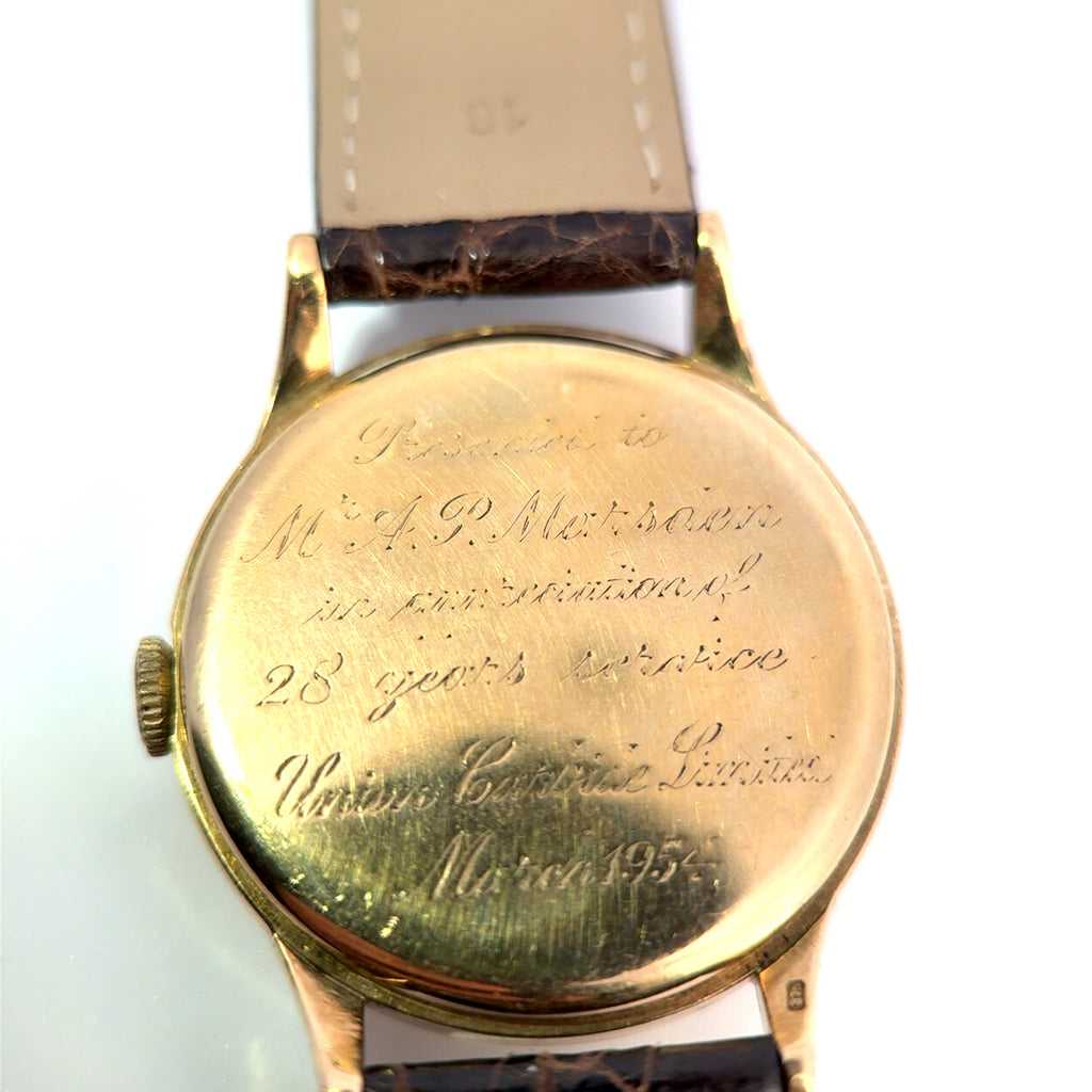 Vintage IWC Schaffhausen Calibre 88 9ct Yellow Gold Wristwatch | 1953/54