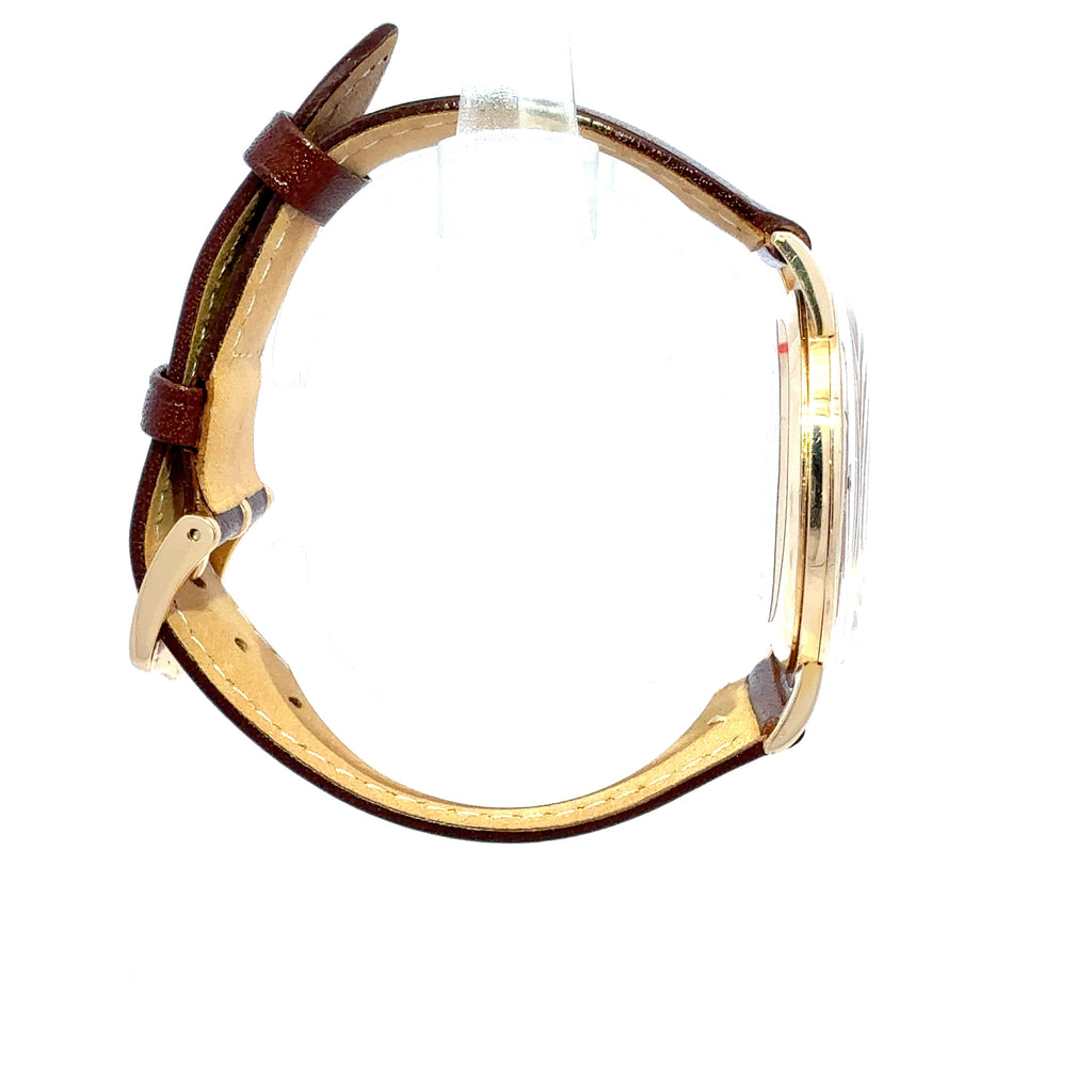 (Seltene) Vintage Tudor 14 Karat Gelbgold Armbanduhr, ETA 1080