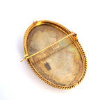 Antique 9ct Yellow Gold Sailing Yacht Brooch / Pendant