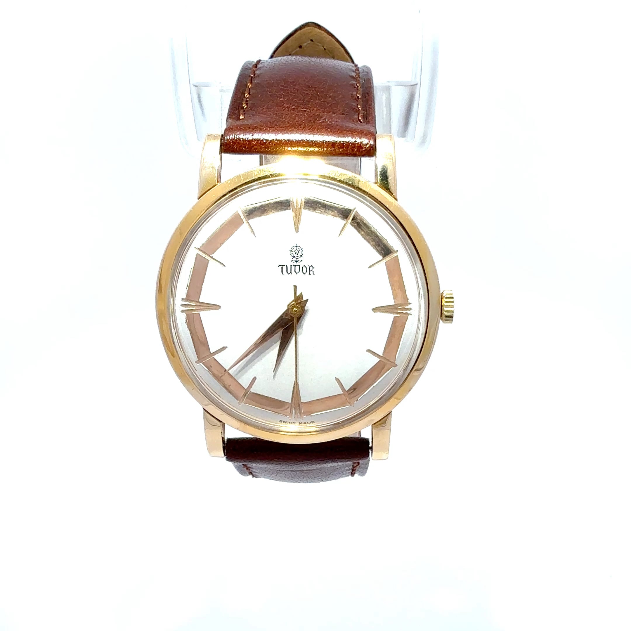 (Rare) Vintage Tudor 14kt Yellow Gold Dress Watch, ETA 1080