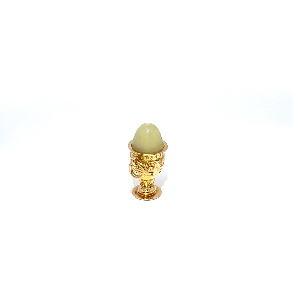 Antique 9ct Yellow Gold Egg Cup Charm (c. 1860)