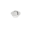 Anillo de sello grande con columna dórica de la Antigua Roma