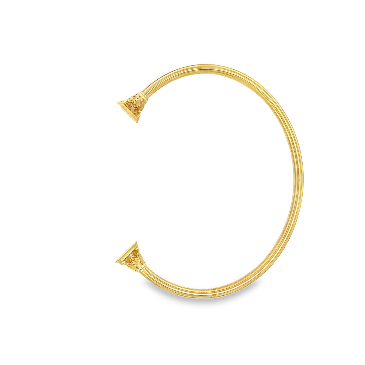 Ancient Roman Corinthian Column Torque Bangle (3mm) – Alpha Omega Jewellery