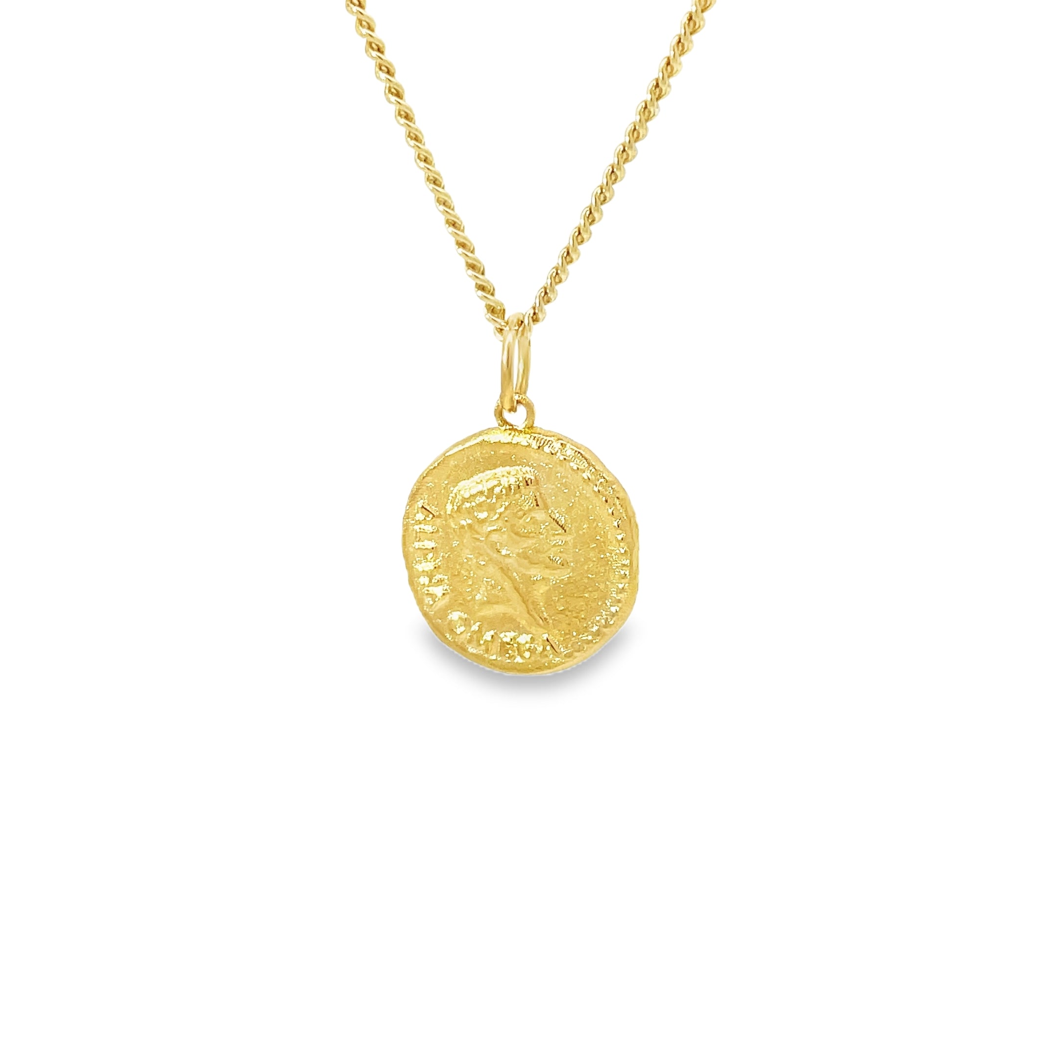 Ancient Roman Eid Mar Double Sided Coin Pendant