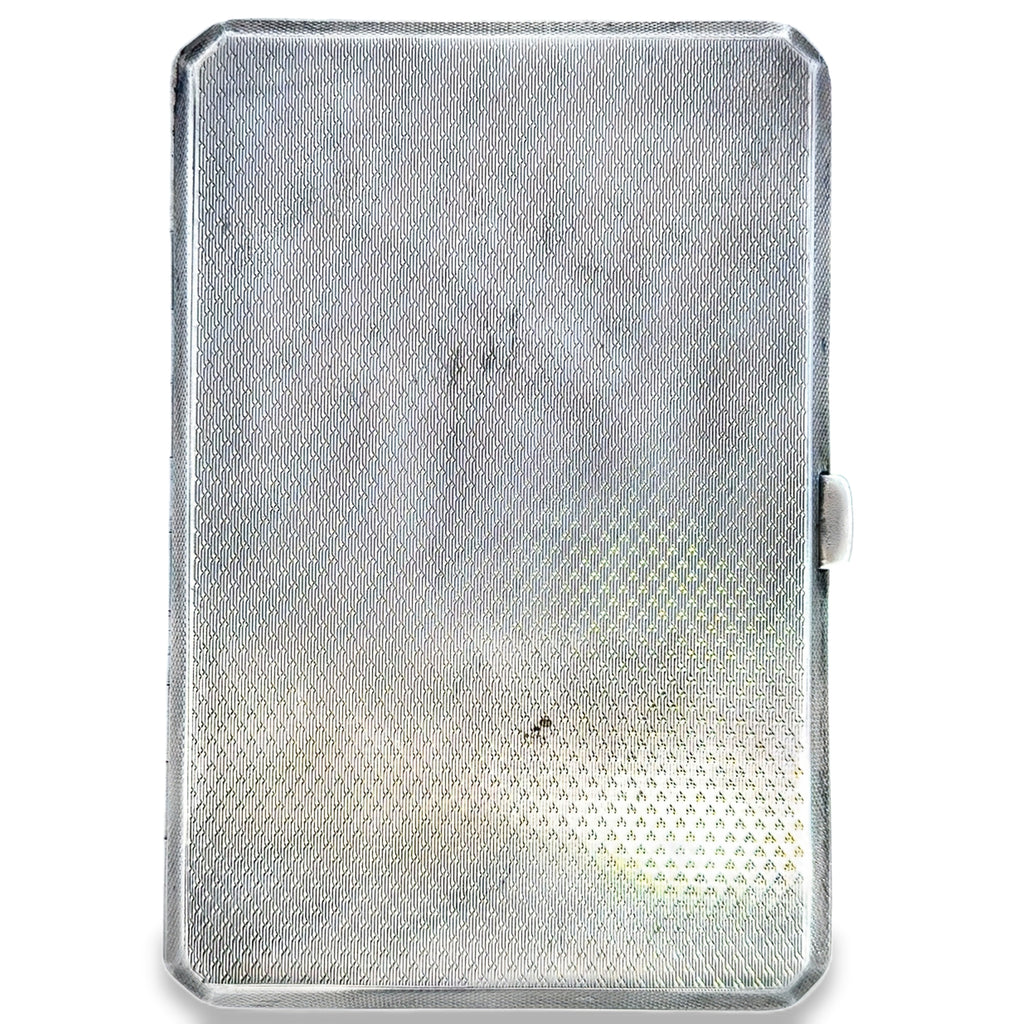 Antique Art Deco Cigarette Case Sterling Silver