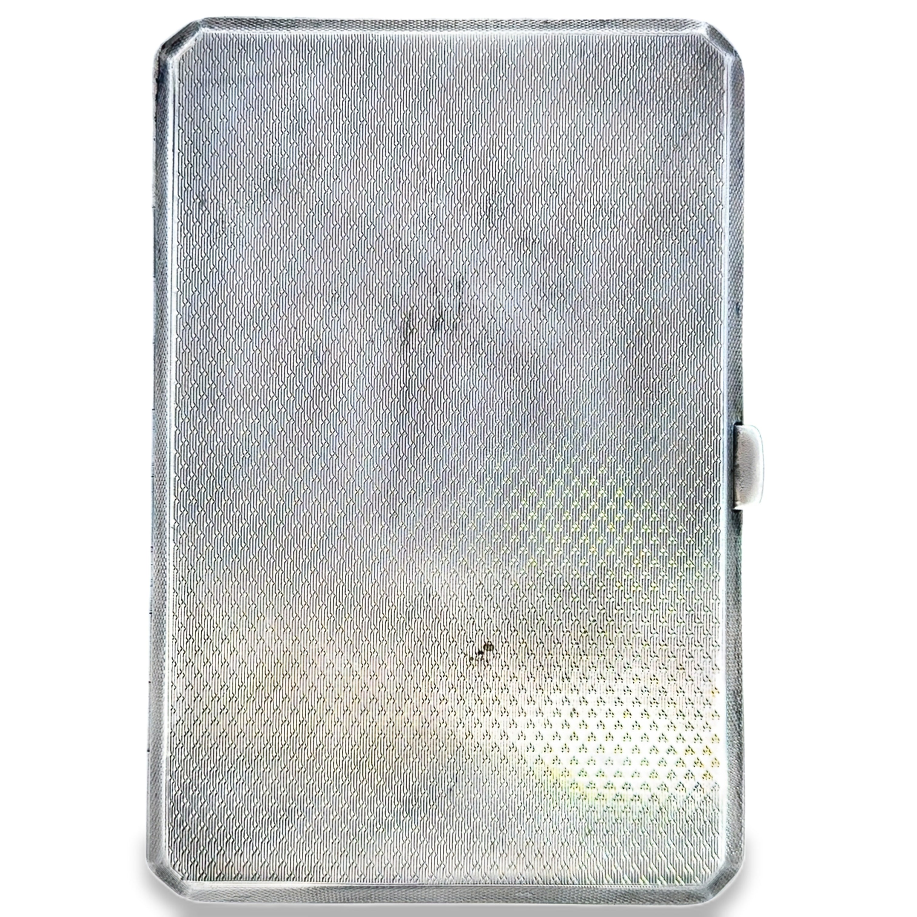 Antique Art Deco Cigarette Case Sterling Silver