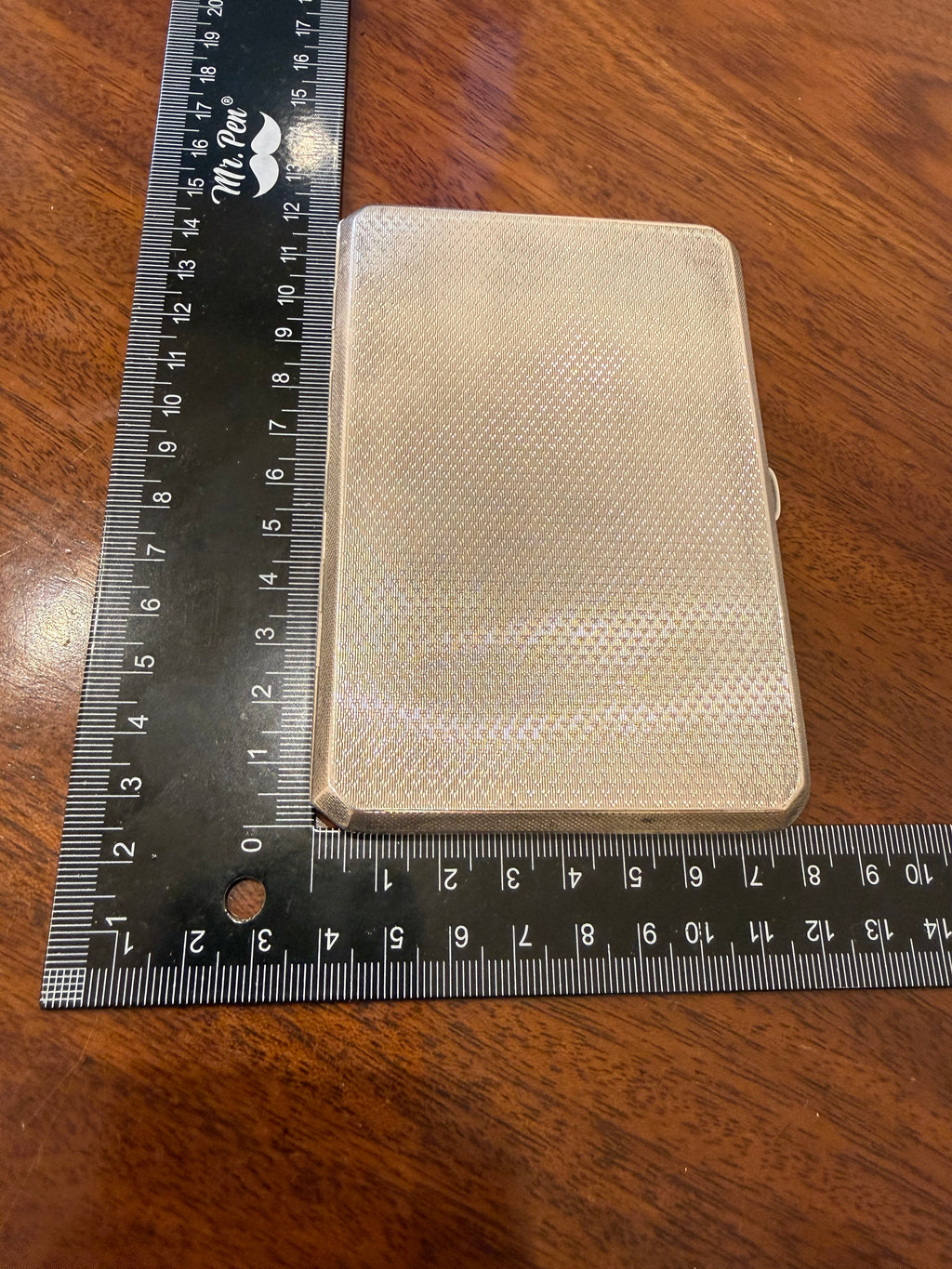 Antique Art Deco Cigarette Case Sterling Silver