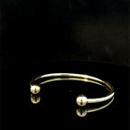 Pre-loved 9ct Yellow Gold Solid Torque Bangle Hallmarked 1994, 13.1 grams