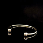 Pre-loved 9ct Yellow Gold Solid Torque Bangle Hallmarked 1994, 13.1 grams