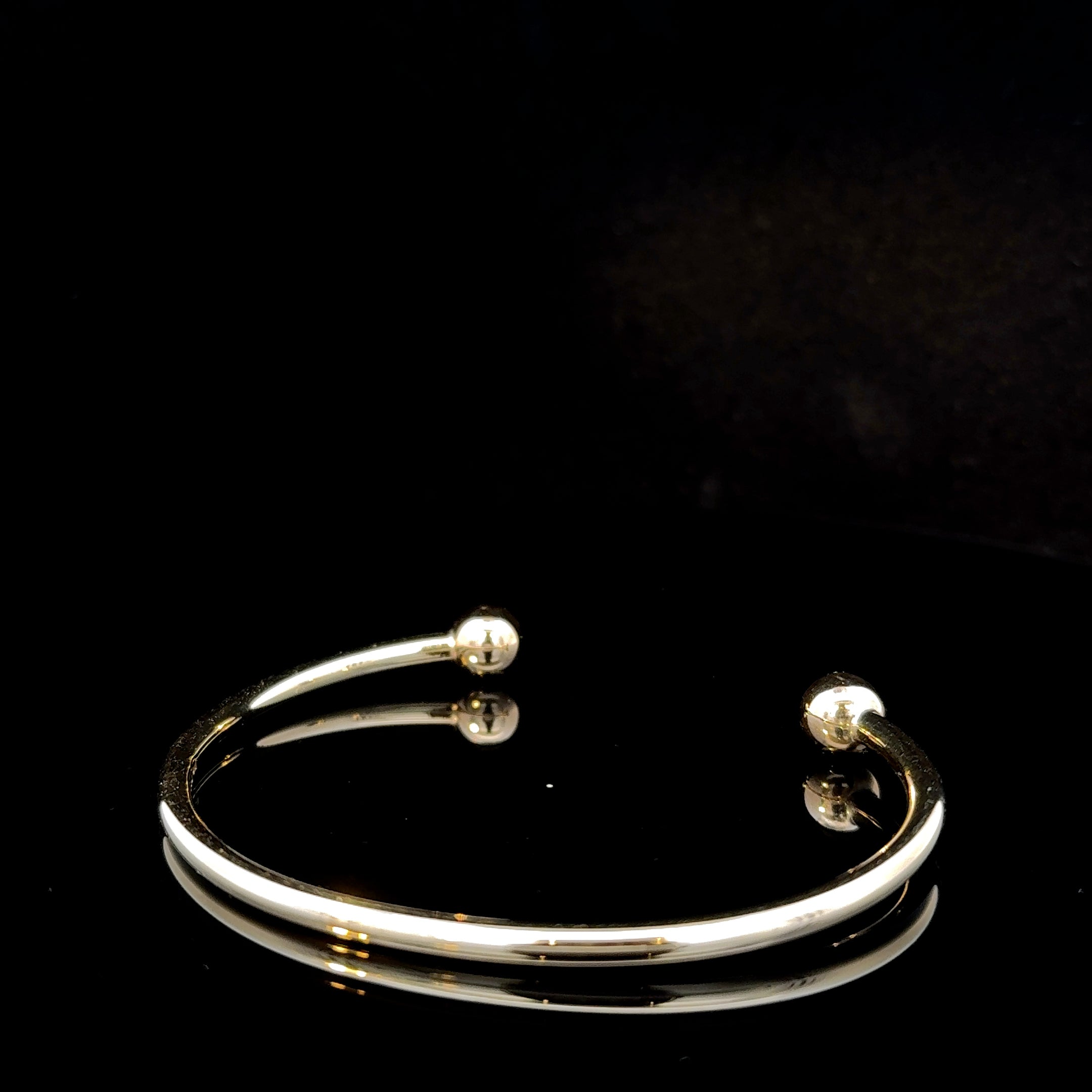 Pre-loved 9ct Yellow Gold Solid Torque Bangle Hallmarked 1994, 13.1 grams