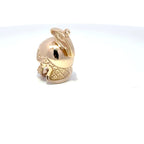 9ct Yellow Gold Centurion Helmet Charm Pendant