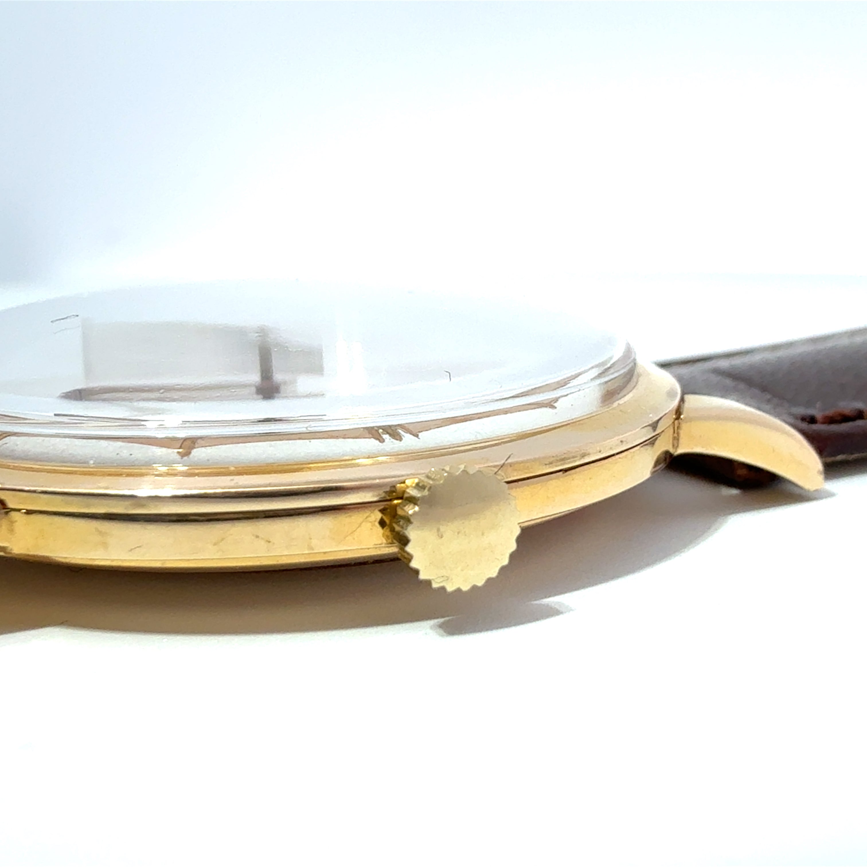 (Seltene) Vintage Tudor 14 Karat Gelbgold Armbanduhr, ETA 1080