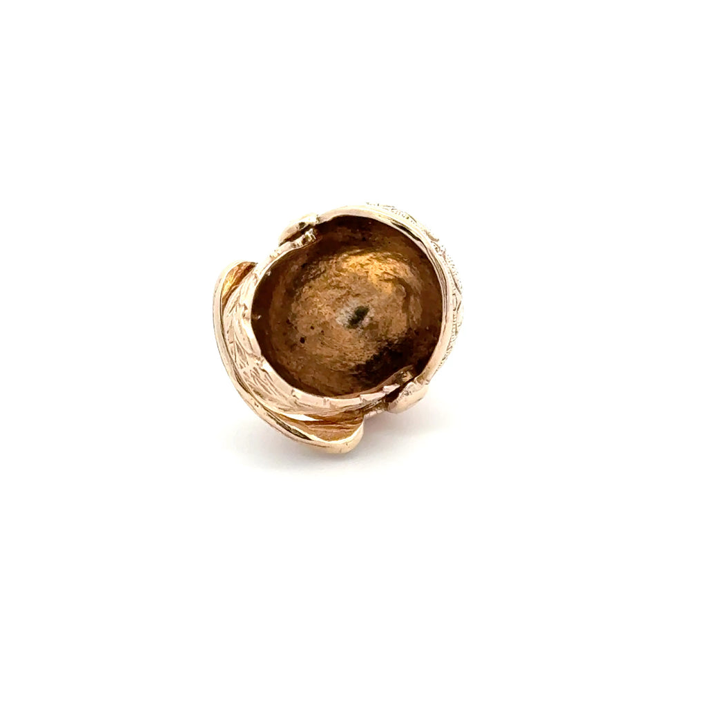 9ct Yellow Gold Centurion Helmet Charm Pendant