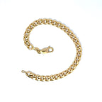 9ct Yellow Gold Curb Link Bracelet