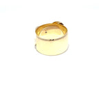 Vintage 9ct Yellow Gold Buckle Ring
