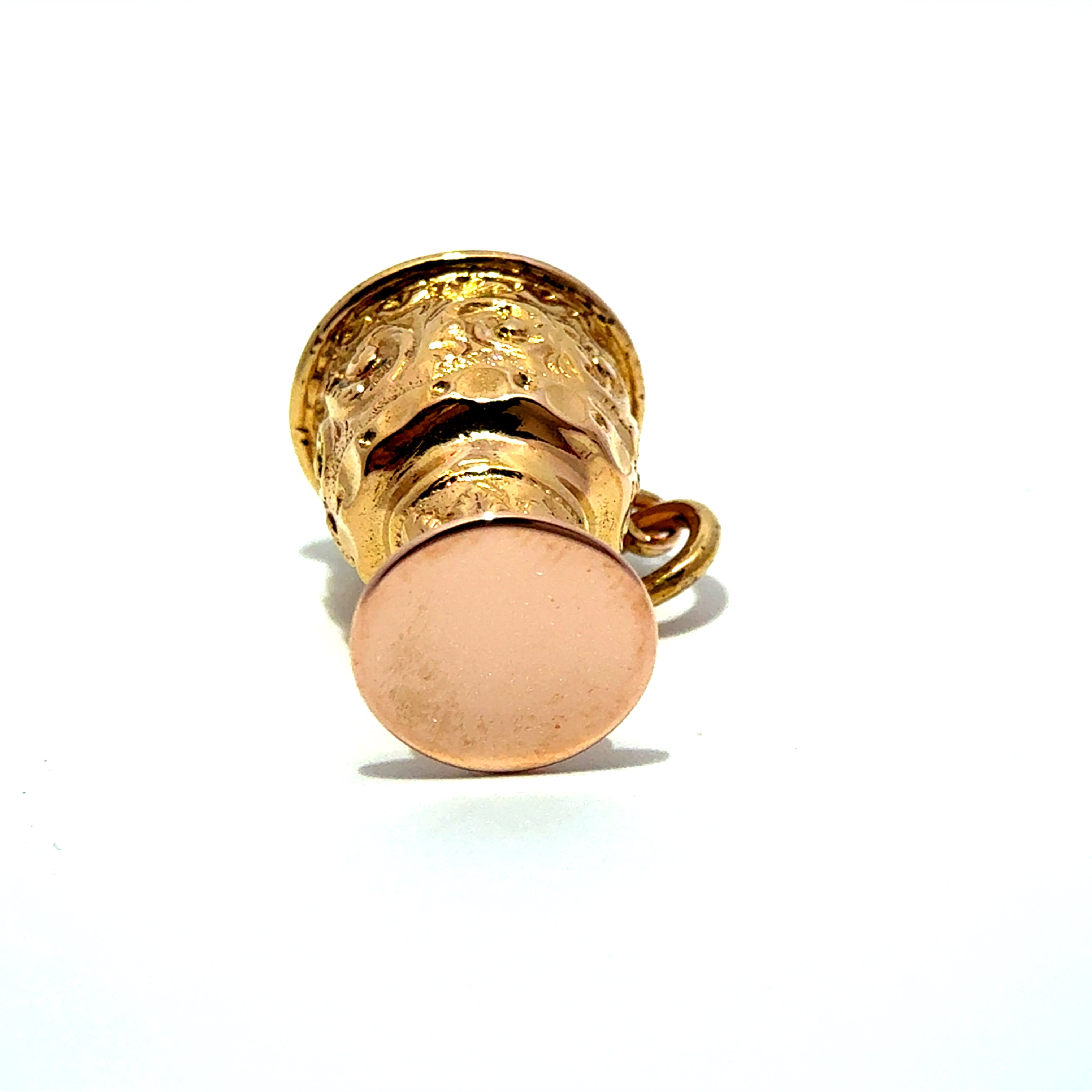 Antique 9ct Yellow Gold Egg Cup Charm (c. 1860)