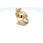 9ct Yellow Gold Centurion Helmet Charm Pendant