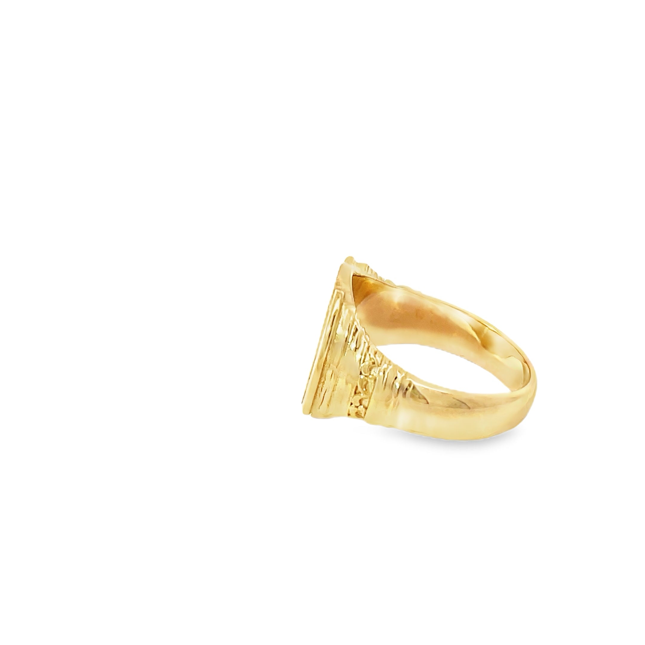 Large Ancient Roman Doric Column Signet Ring