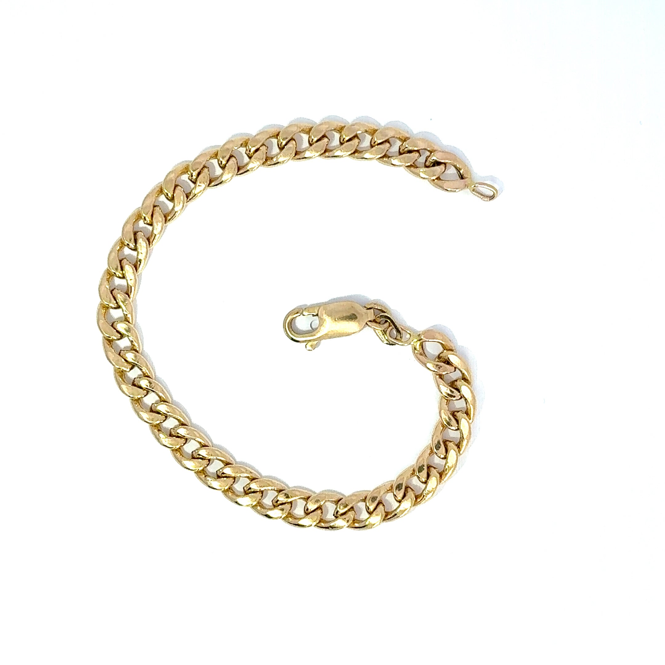 9ct Yellow Gold Curb Link Bracelet