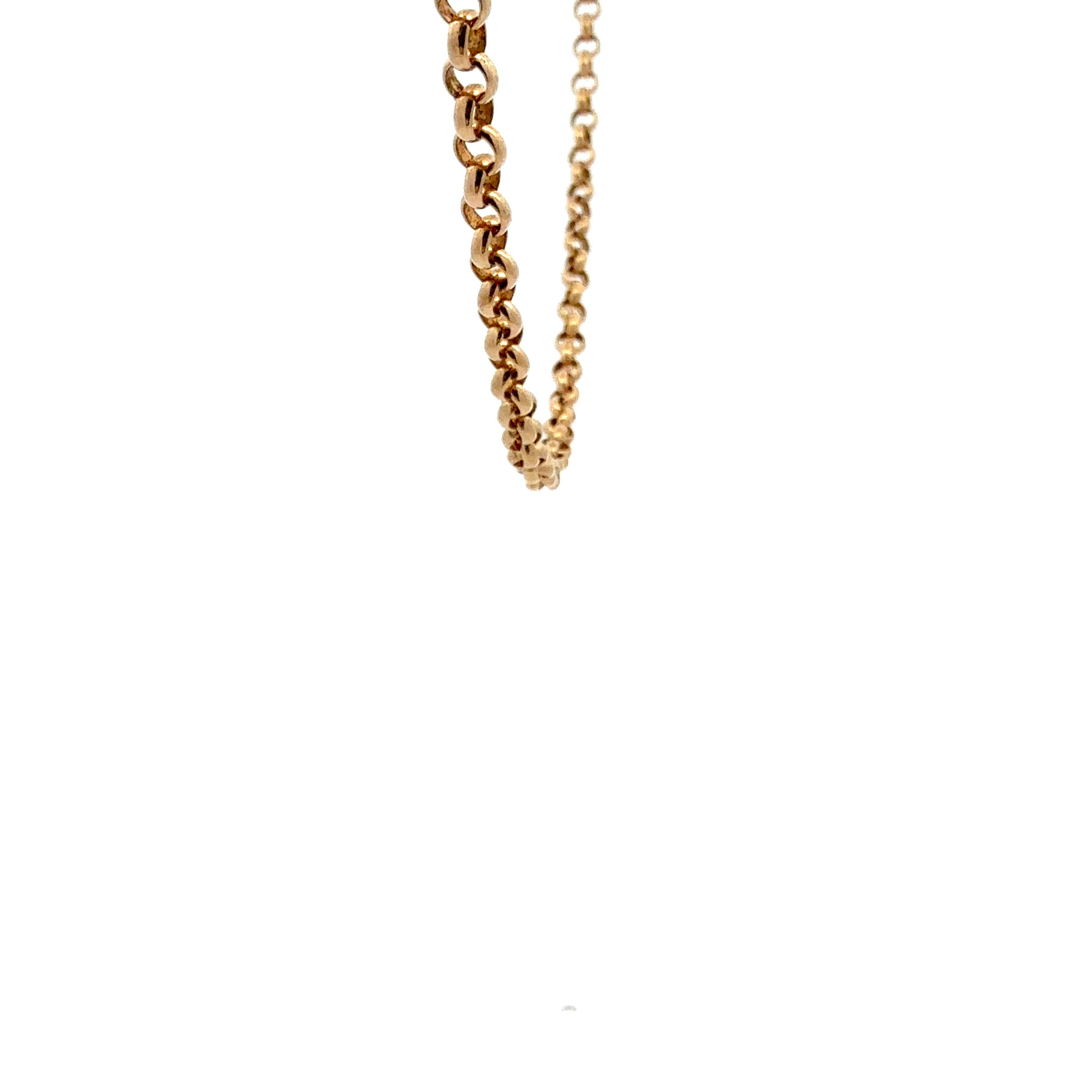 Vintage 9ct Yellow Gold Belcher Chain, 24", 4.2g, (3.4mm)
