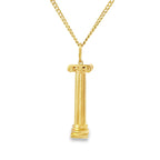 Large Ancient Roman Ionic Column Pendant