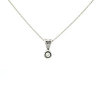 18ct White Gold Diamond Necklace