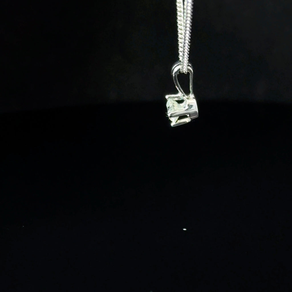 18ct White Gold Diamond Necklace