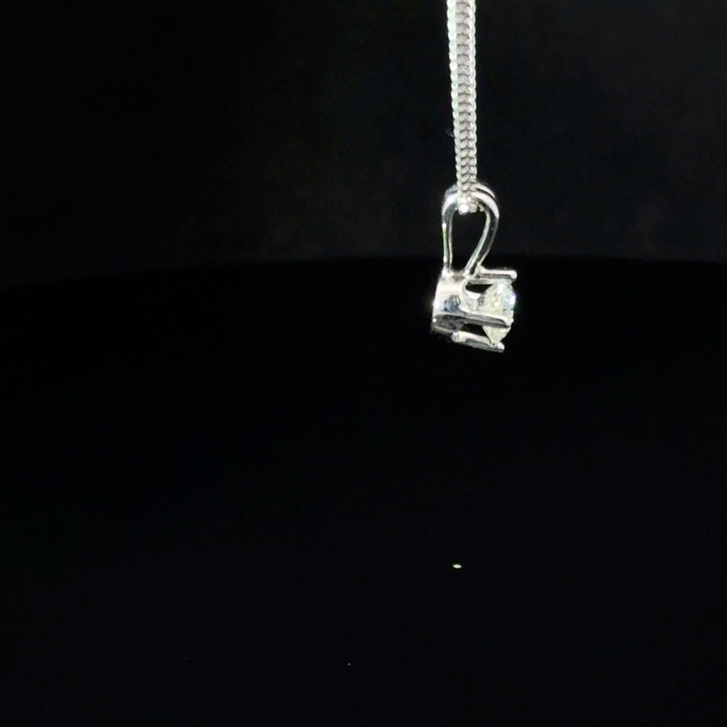 18ct White Gold Diamond Necklace