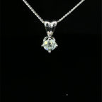 18ct White Gold Diamond Necklace